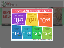 Tablet Screenshot of fotoliberdade.com.br